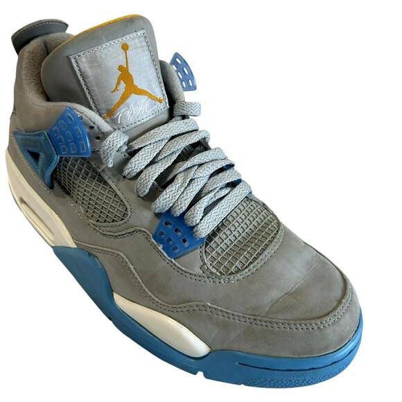 Air Jordan Retro 4 IV LS Mens Retro 2006 Mist Blue 314254-041 Sneaker Size 8.5 - Picture 1 of 16